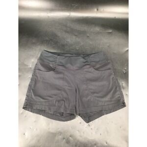 Mountain Hardwear Shorts Womens Medium Black DYNAMA Shorts Stretch Pull On